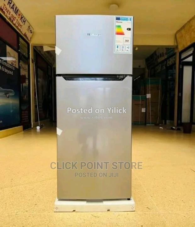 Hisense double door 160l fridge 
